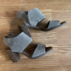 Toms Majorca Cutout Sandals - Gray - Size 8